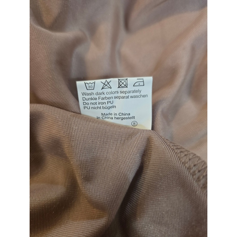 NWT Grace Karin Velvet Midi Dress XL Dusty Rose Wedding Guest Cocktail Dress - Picture 8 of 8